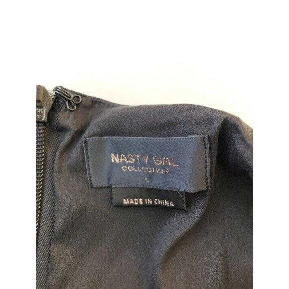 Nasty Gal Collection Womens Black Crochet Lace Dark Habits Sweet Heart Dress - Picture 5 of 12